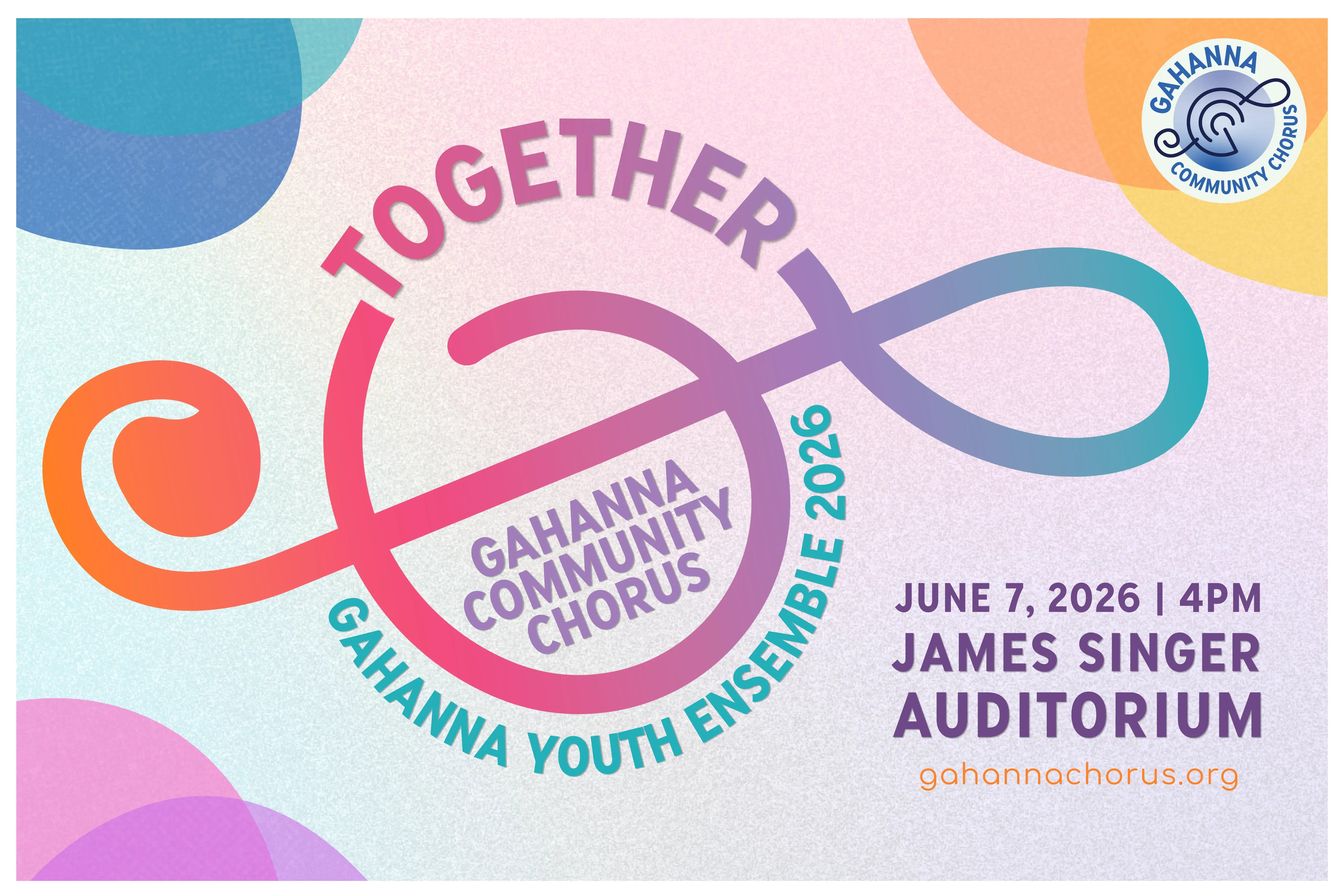 Postcard Graphic for together concert